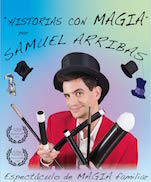 cartel espectáculo Historias con Magia