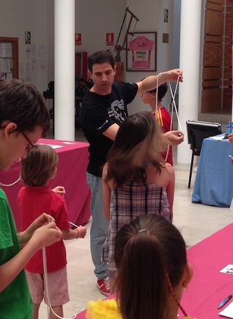 Foto Samuel Arribas durante un taller